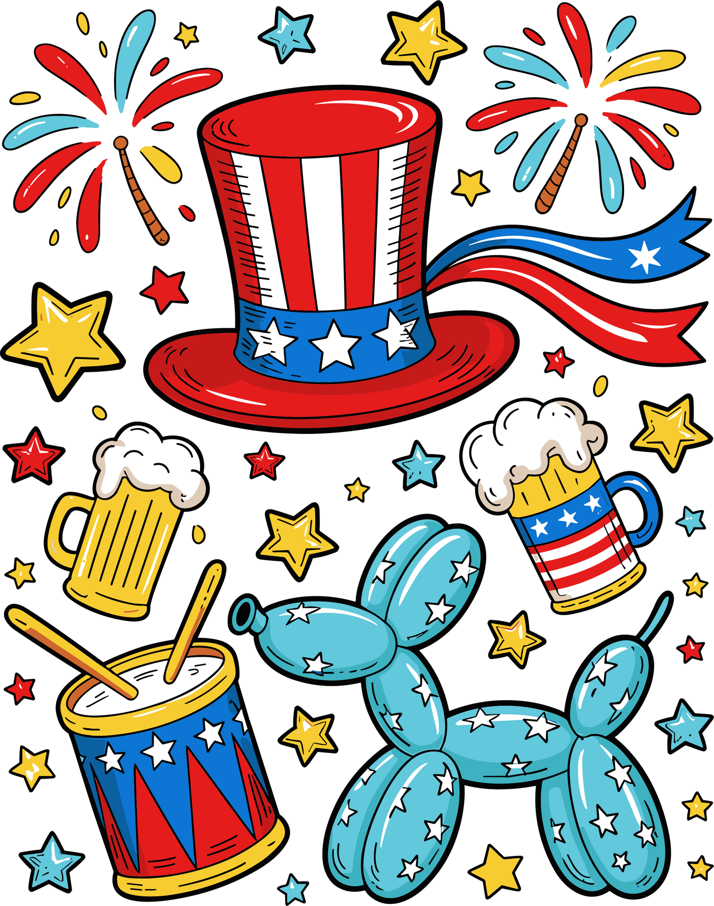 DTF Transfer - 4th of July - 4