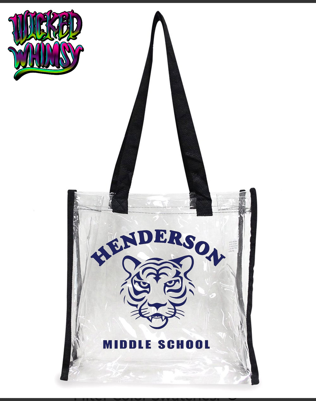 Clear Stadium Tote Bag