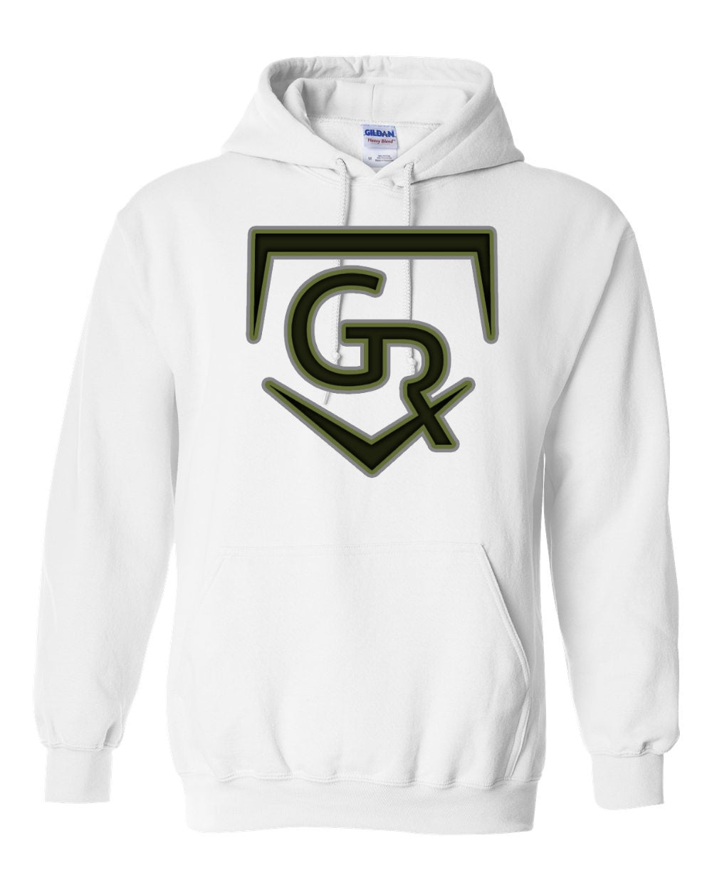 Renegade White (gray logo outline)