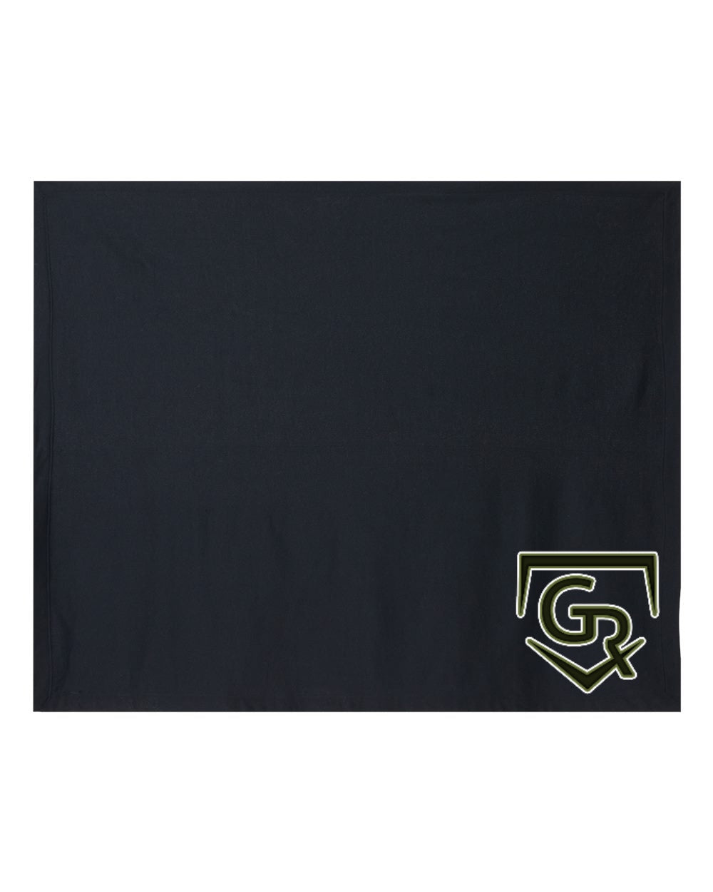 Renegade Blanket (white logo outline)