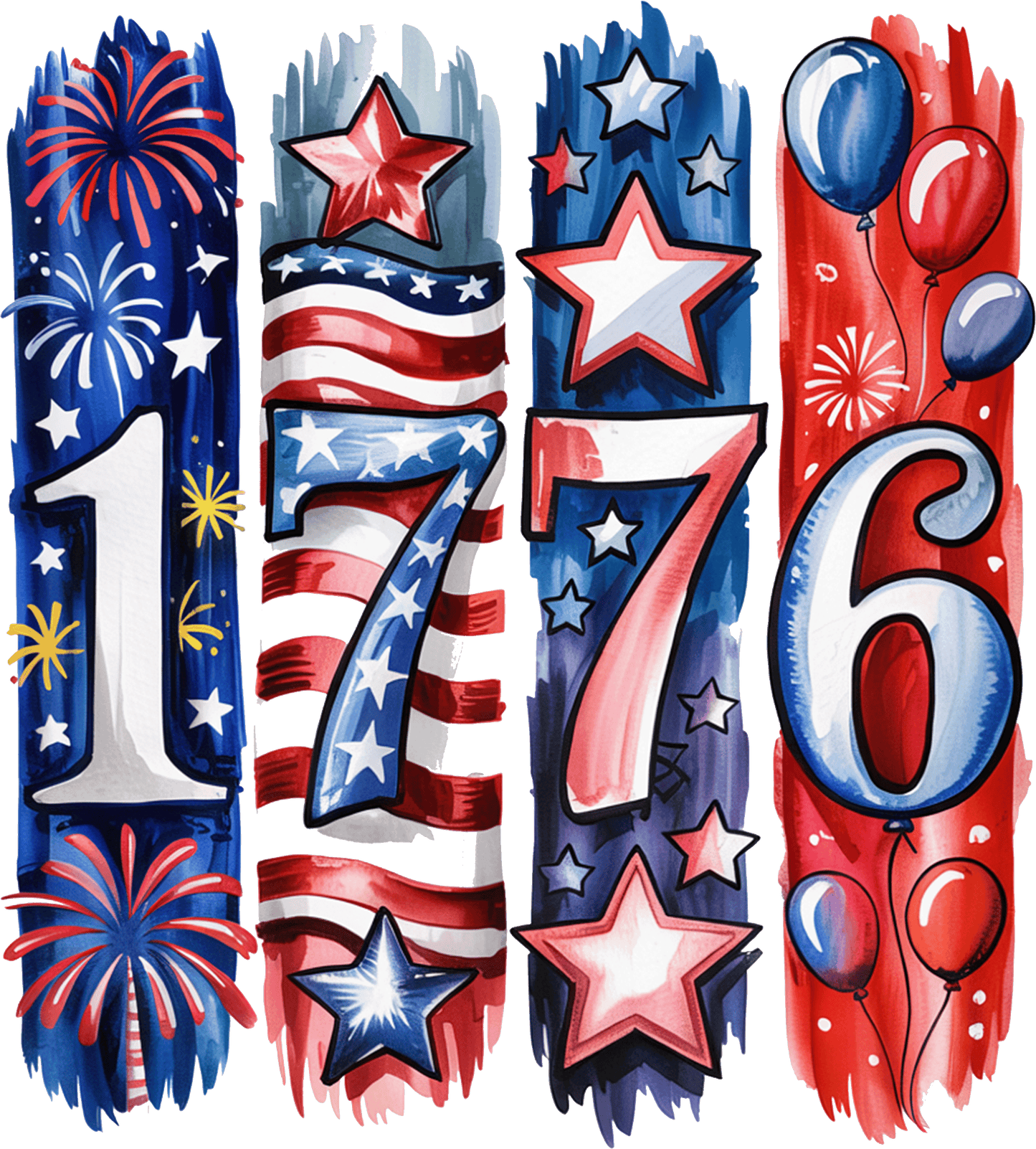 DTF Transfer - 4th of July - 2