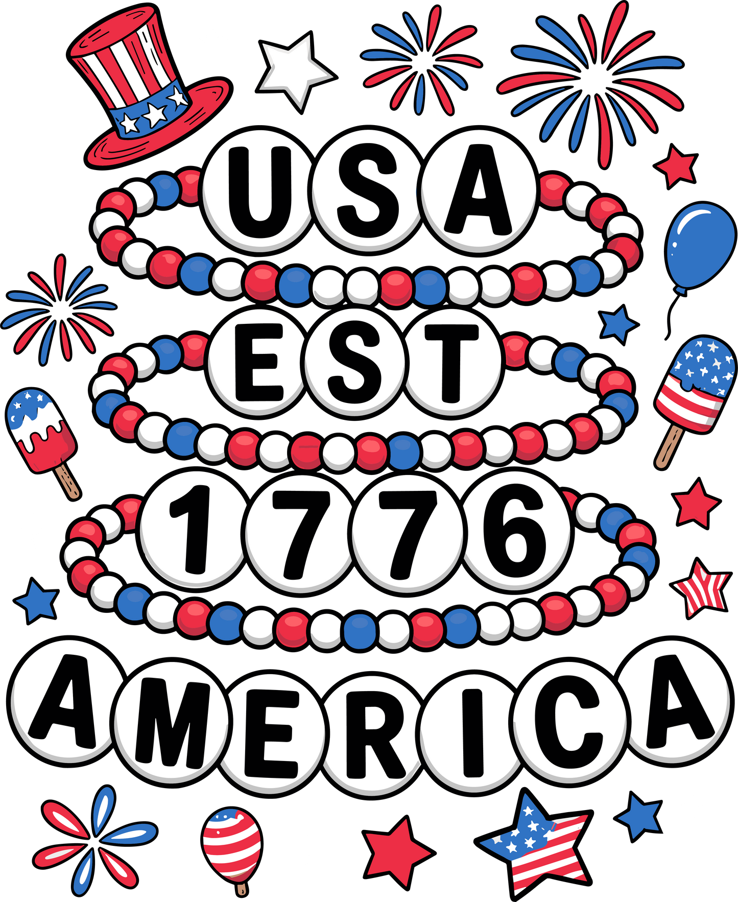 DTF Transfer - 4th of July - 61