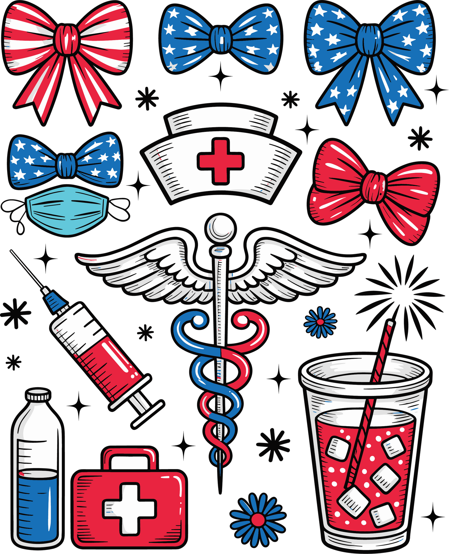 DTF Transfer - 4th of July - 7