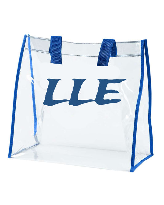 LLE - Clear Tote Bag - LLE Logo