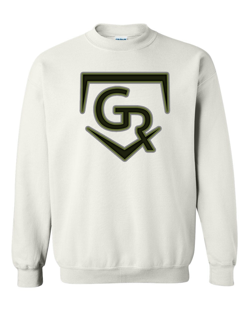 Renegade White (gray logo outline)