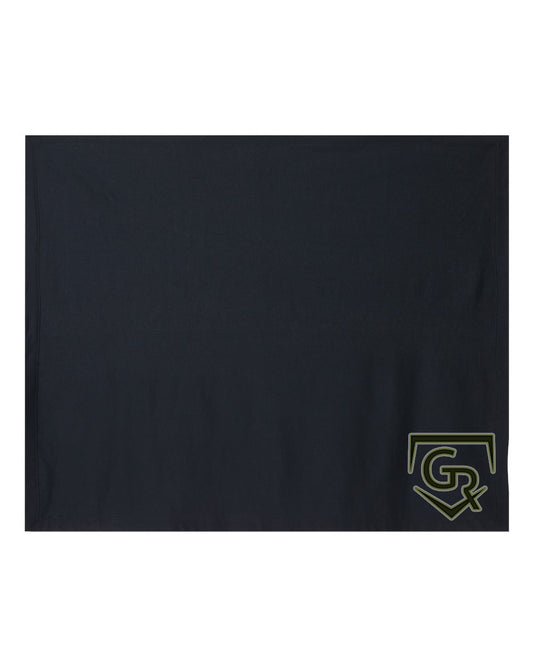 Renegade Blanket (gray logo outline)