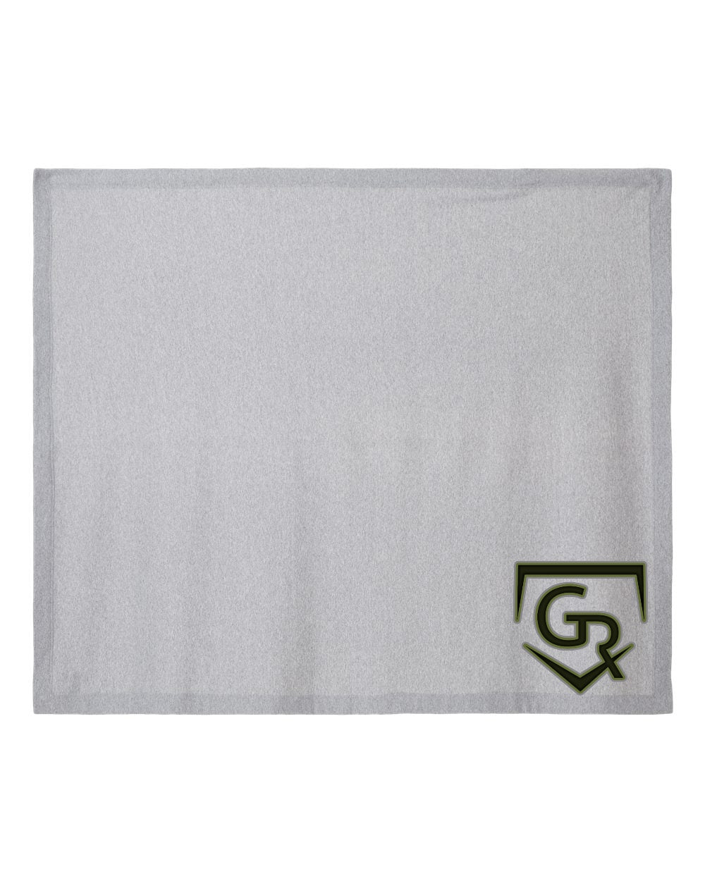 Renegade Blanket (gray logo outline)