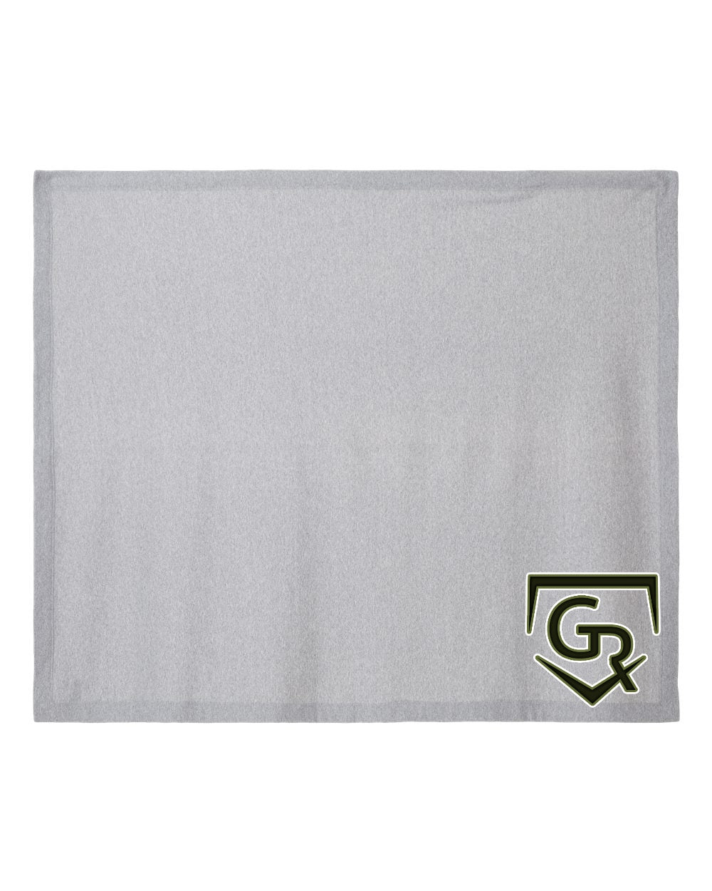 Renegade Blanket (white logo outline)