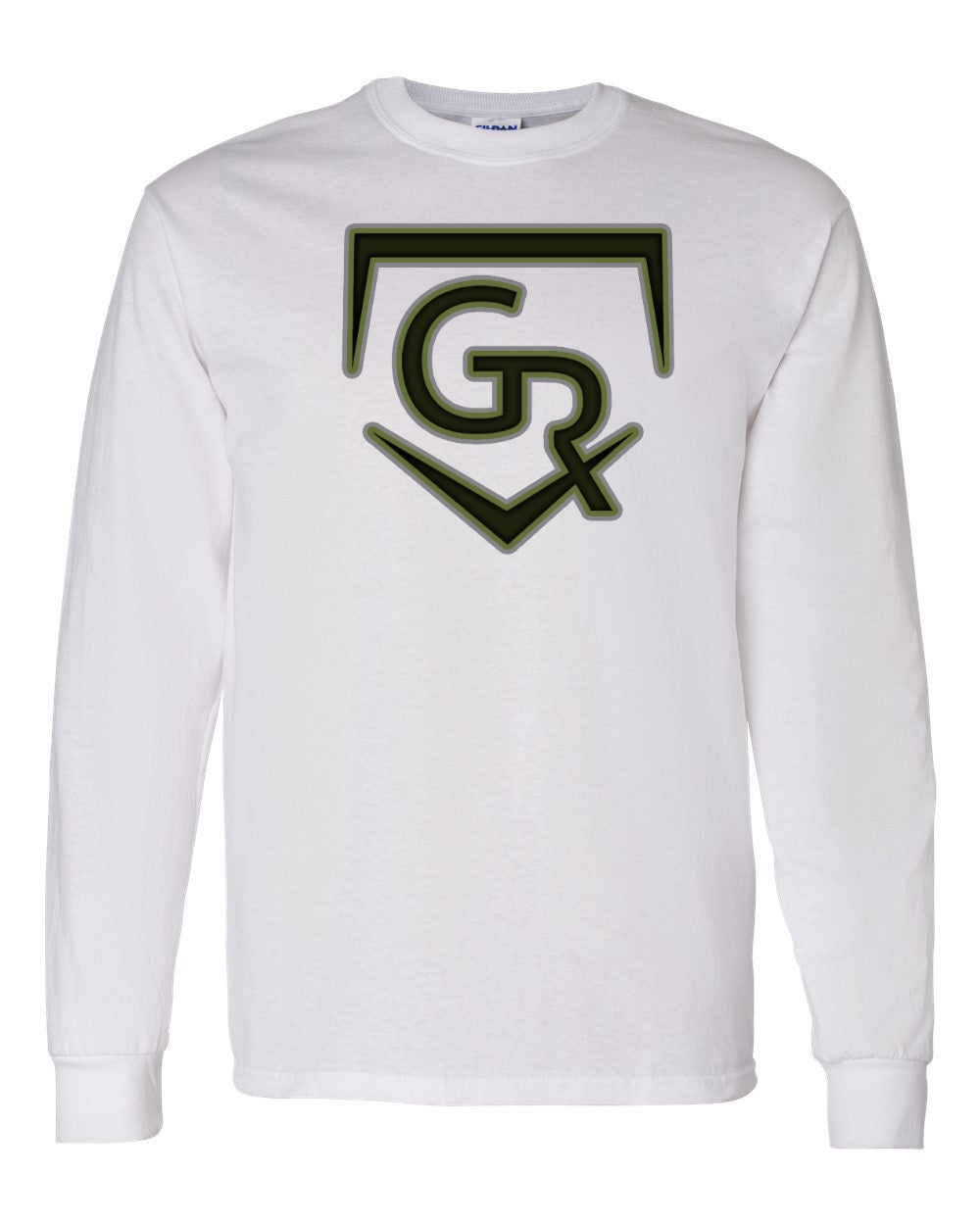 Renegade White (gray logo outline)