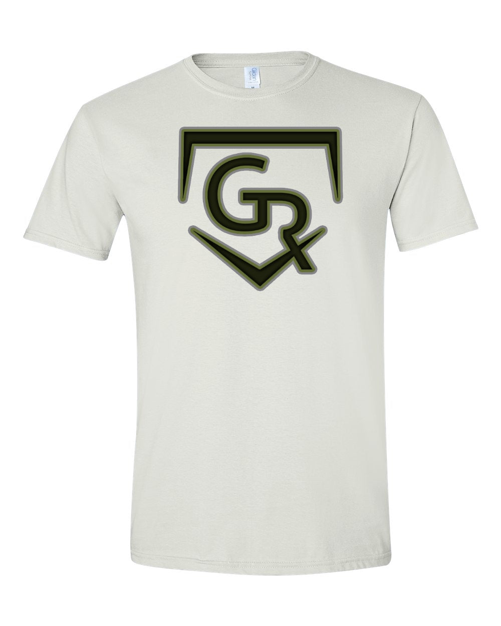 Renegade White (gray logo outline)