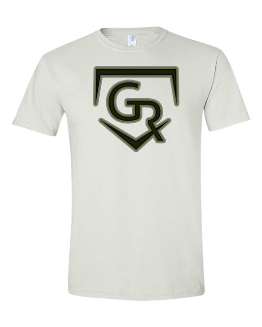 Renegade White (gray logo outline)